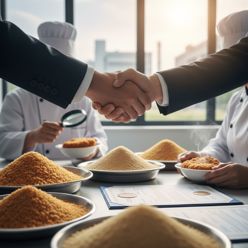 How to Select the Best Oem Bread Crumbs Supplier?