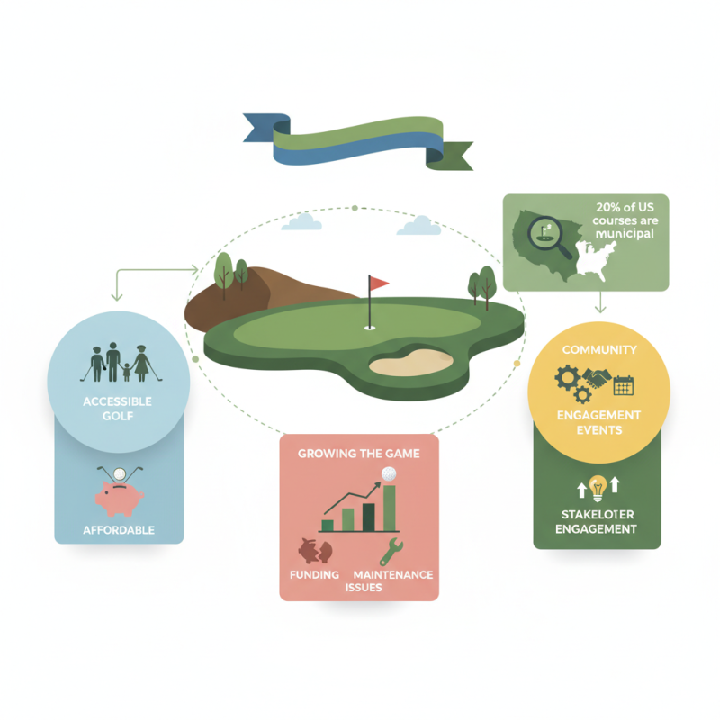 What is a municipal golf course and how does it work?