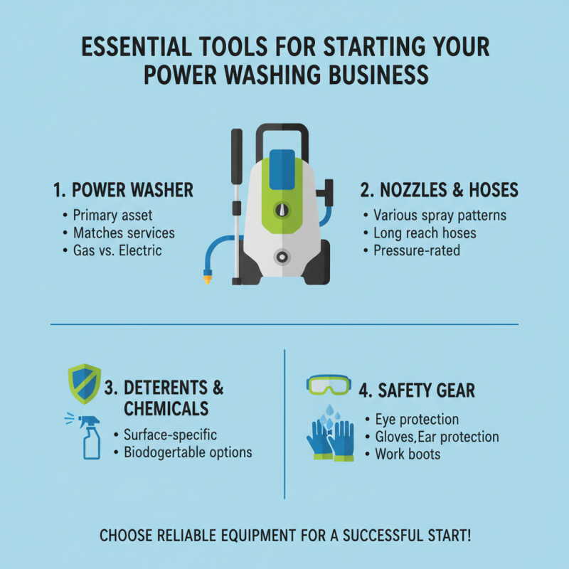Essential Power Washing Supplies You Need for Your Business?
