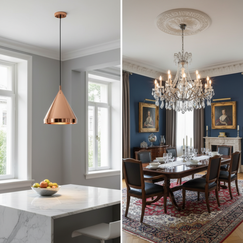 What is the Difference Between Pendant Light and Chandelier?