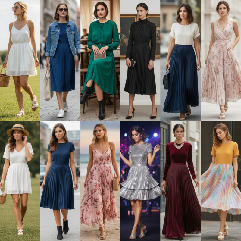 Top 10 Pleated Dresses for Every Occasion to Buy Now?