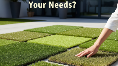 How to Choose the Best Artificial Green Grass for Your Needs?