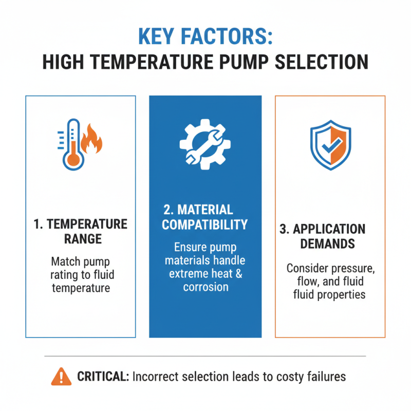 How to Choose the Right High Temperature Pump for Your Needs?