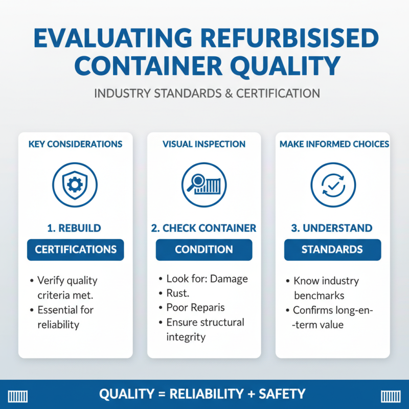 How to Buy the Best Refurbished Container for Your Needs?