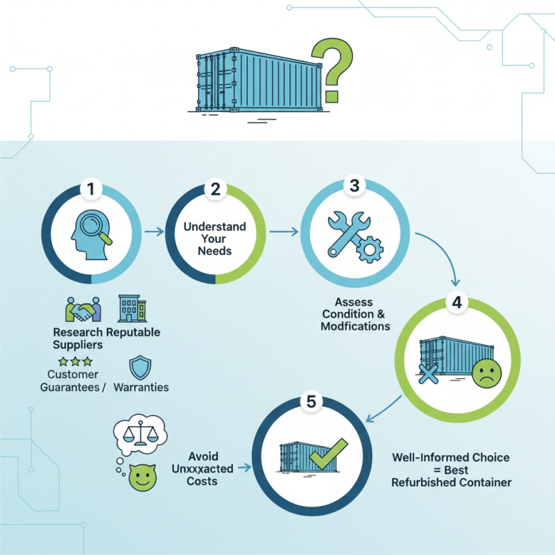 How to Buy the Best Refurbished Container for Your Needs?