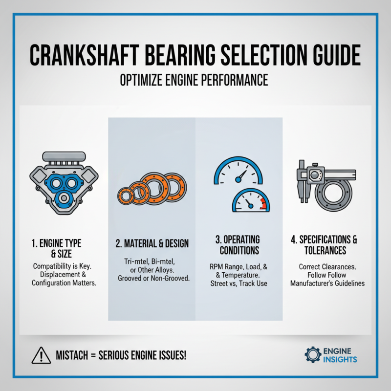 How to Choose the Right Crankshaft Bearing for Your Engine?