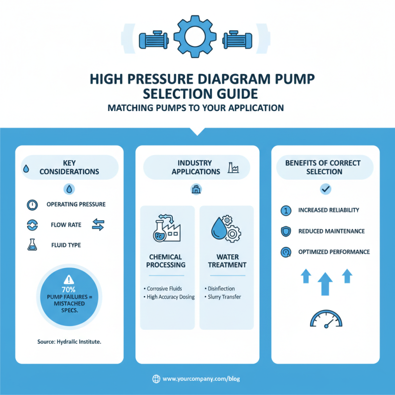 How to Select the Best High Pressure Diaphragm Pump for Your Needs?