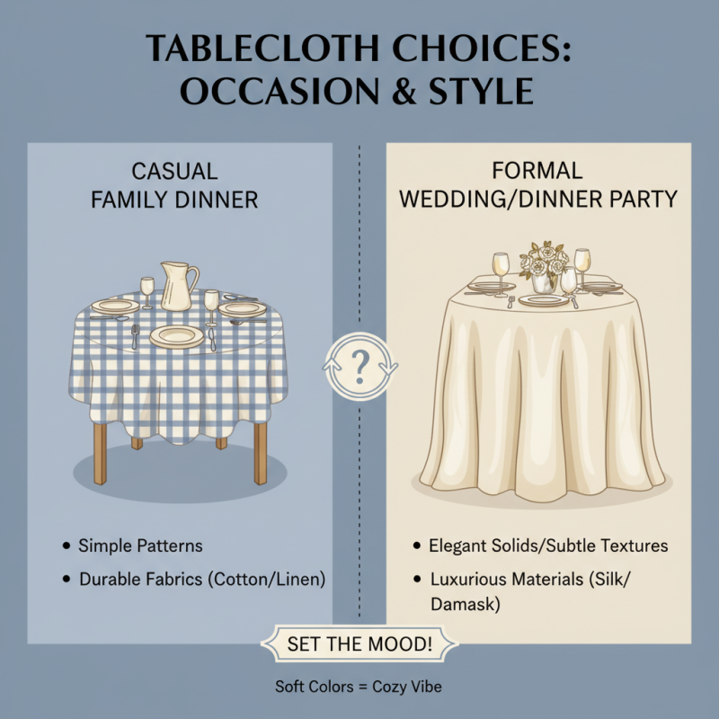 How to Choose the Right Tablecloth Sizing for Your Needs?