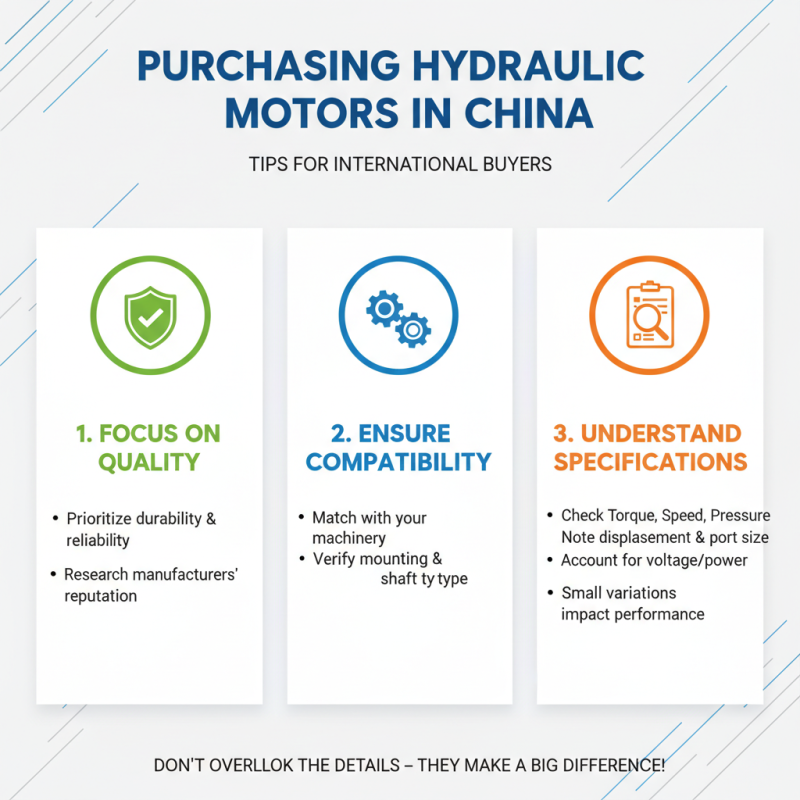 Best Hydraulic Motors for Global Buyers in China