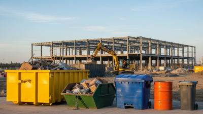Top 5 Construction Garbage Bin Options for Efficient Waste Management?