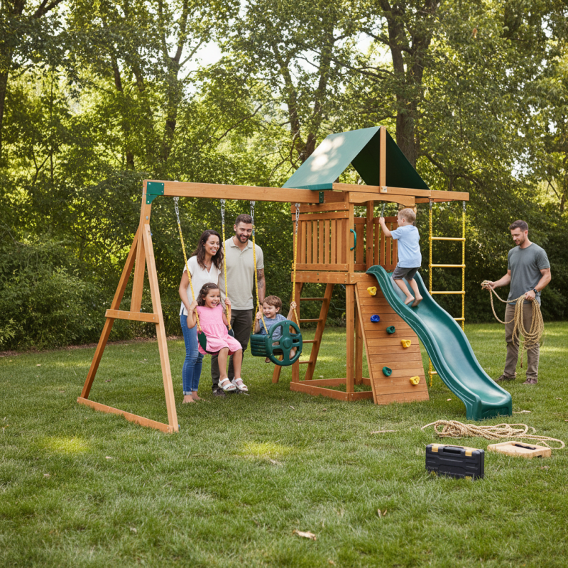 Top Tips for Choosing Backyard Swing Sets with Installation?