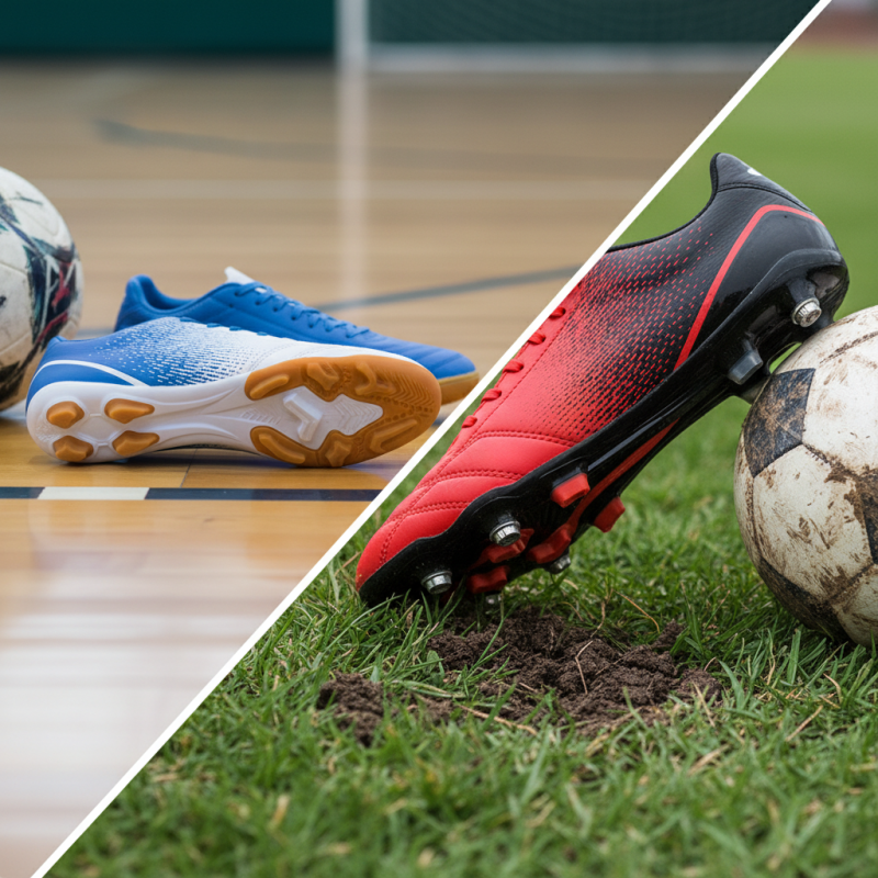 China Top 10 Indoor vs Outdoor Soccer Cleats Differences Explained?