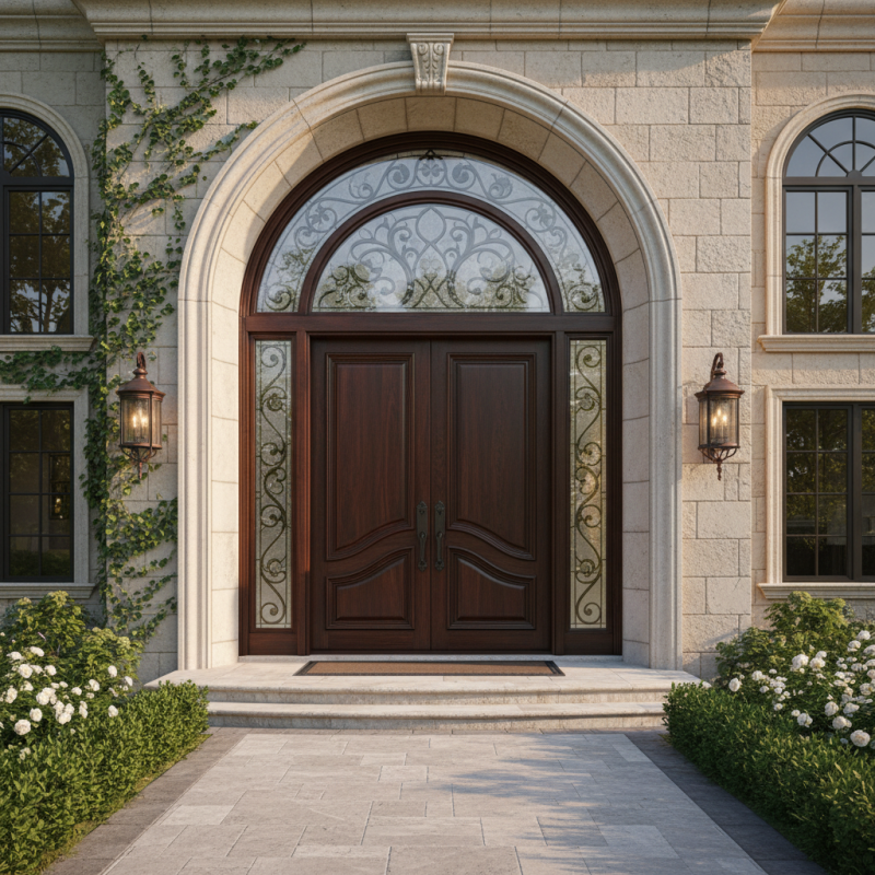 What is the Standard Size for Luxury Villa Entry Doors?