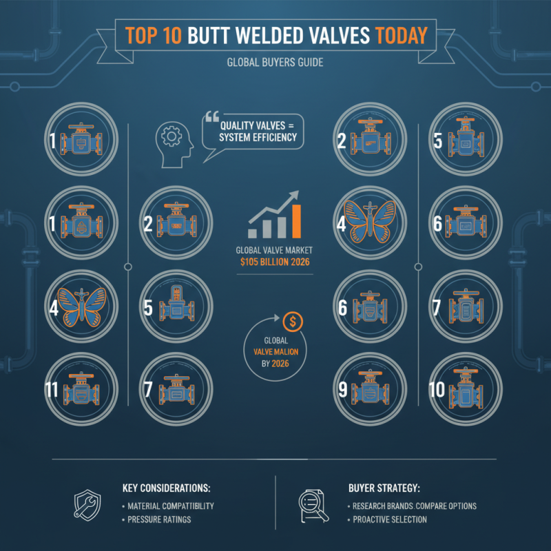 Top 10 Butt Welded Valves for Global Buyers Today?