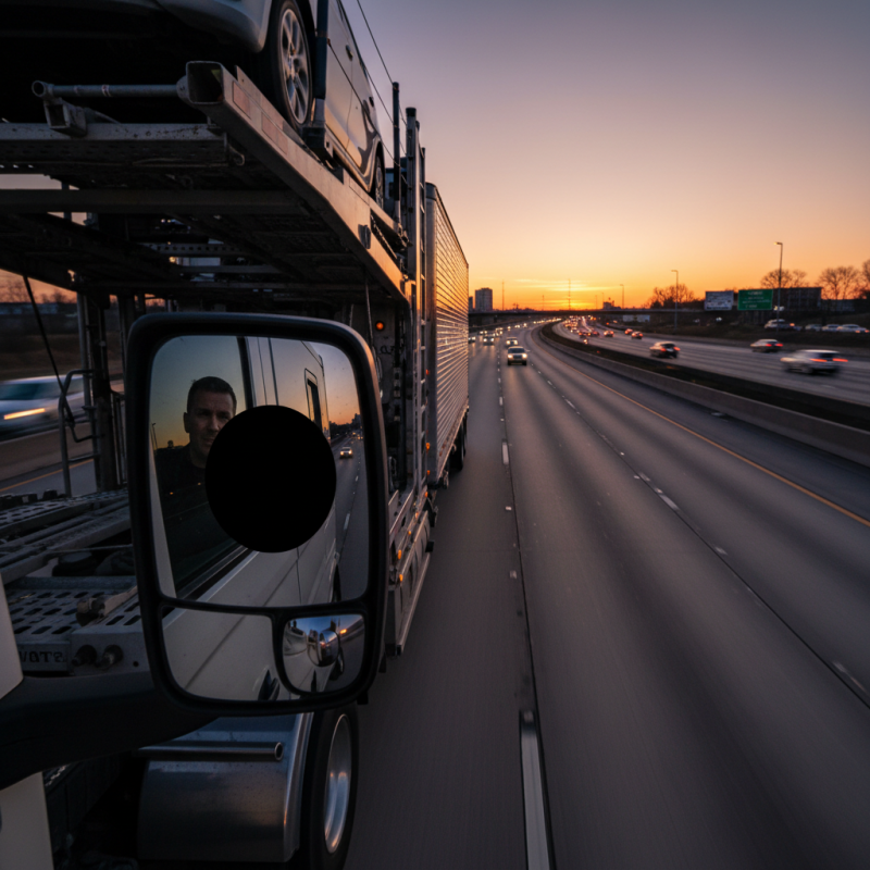 Why Can't I See Behind My Car Hauler in Side Mirrors?