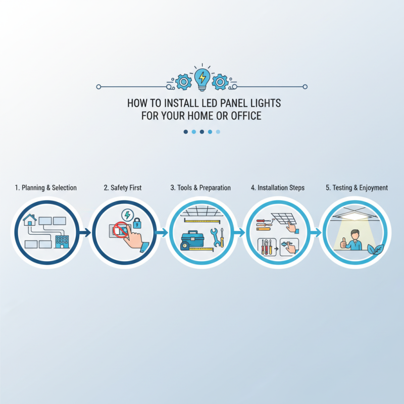 How to Install LED Panel Lights for Your Home or Office?