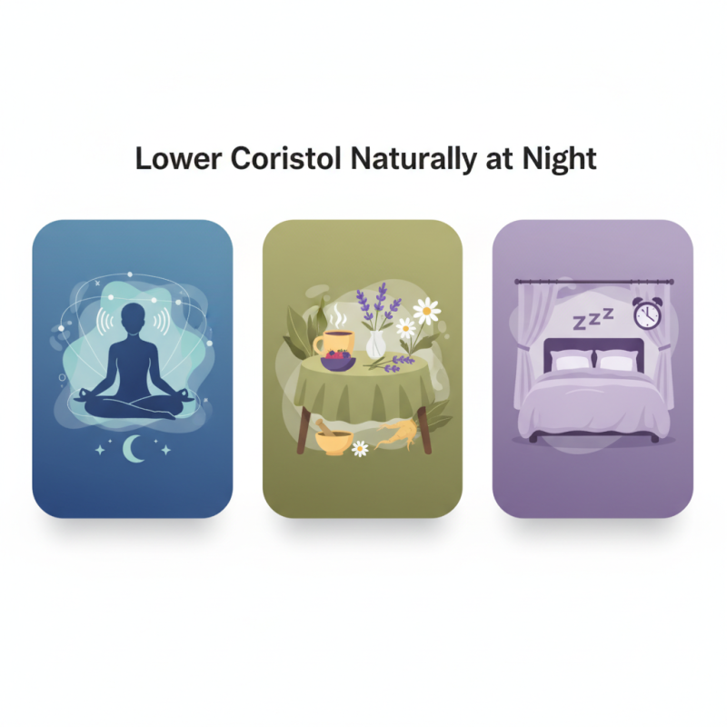 How to Lower Cortisol Levels Naturally at Night Tips?