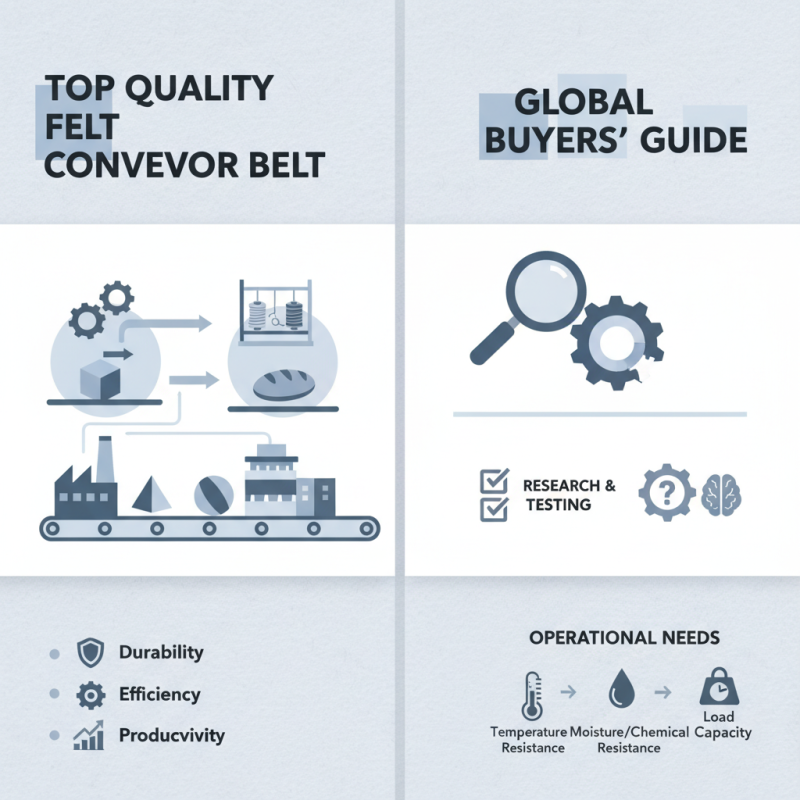 Top Quality Felt Conveyor Belt for Global Buyers?