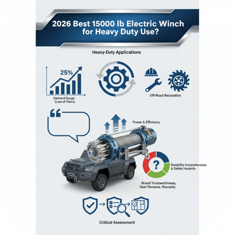 2026 Best 15000 lb Electric Winch for Heavy Duty Use?