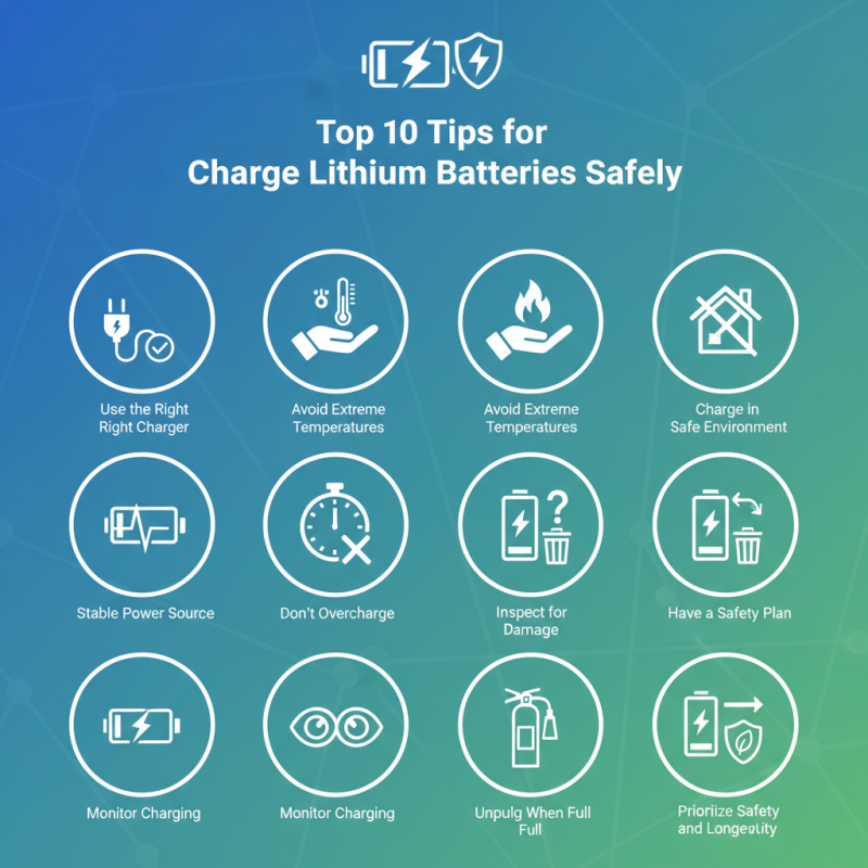 Top 10 Tips for How to Charge Lithium Batteries Safely?