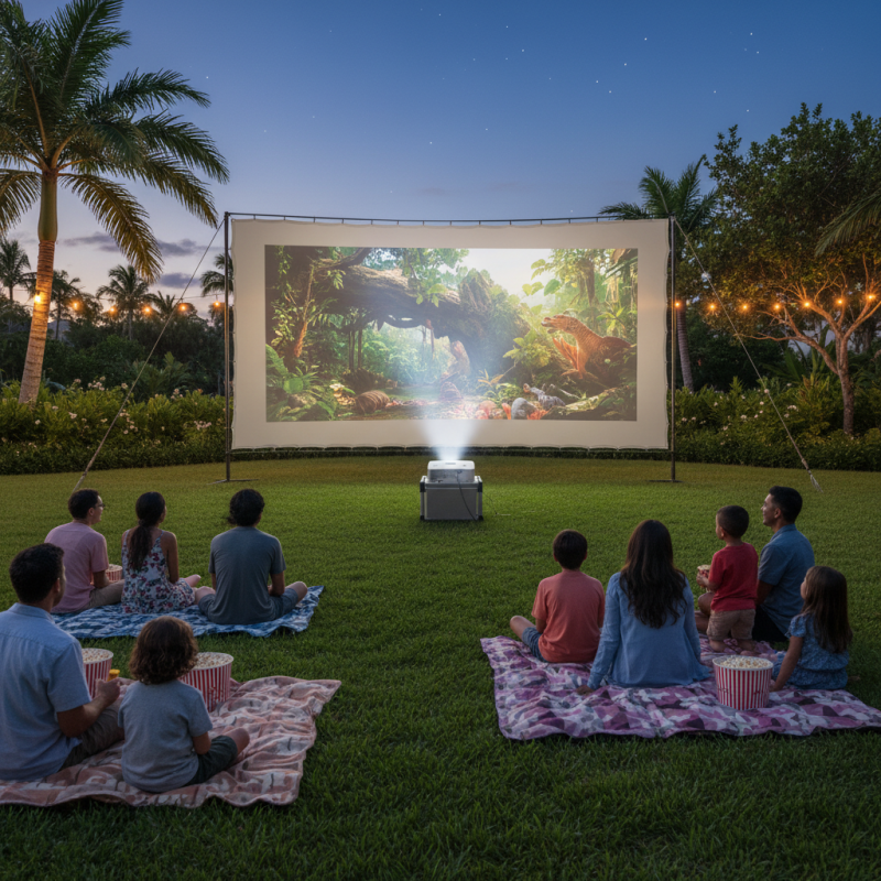 Why Choose a Rear Projector Screen for Outdoor Use?