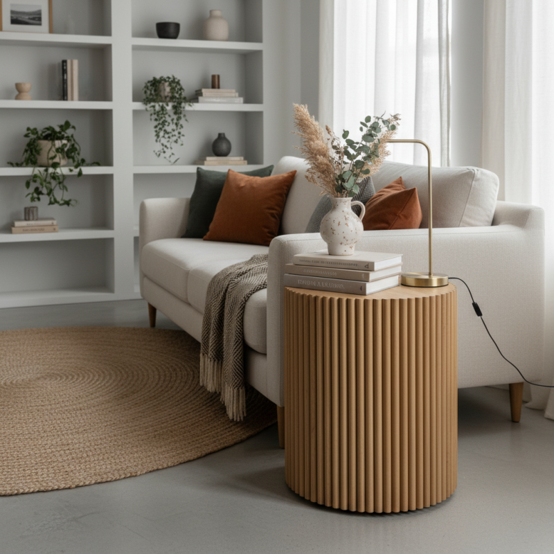 How to Choose the Perfect Fluted Side Table for Your Home?