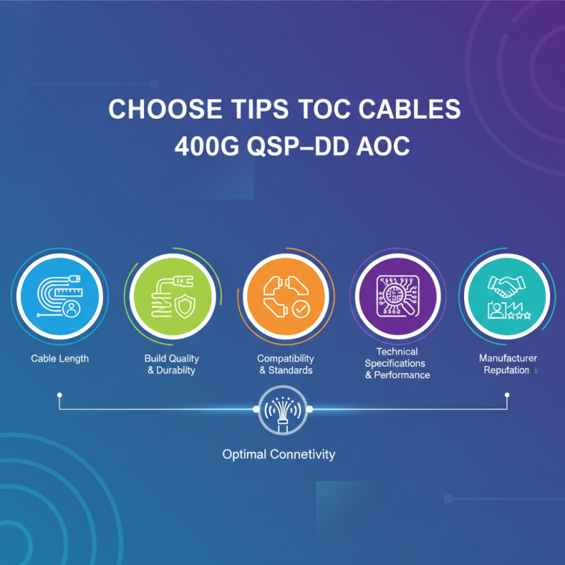 Top 5 Tips for Choosing 400G QSFP-DD AOC Cables?