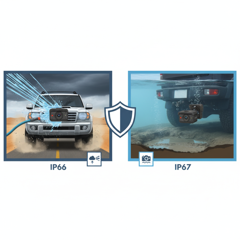 What is the Difference Between IP66 and IP67 for Vehicle Cameras?