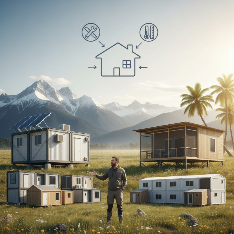 How to choose prefabricated houses for temporary accommodation?