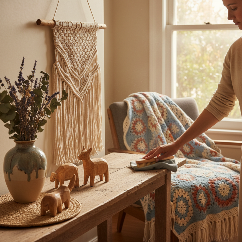 How To Care for Handmade Home Decorations Effectively?