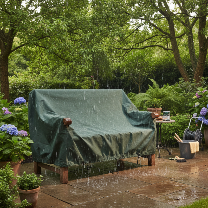 10 Tips to Protect Outdoor Wooden Benches from Rain