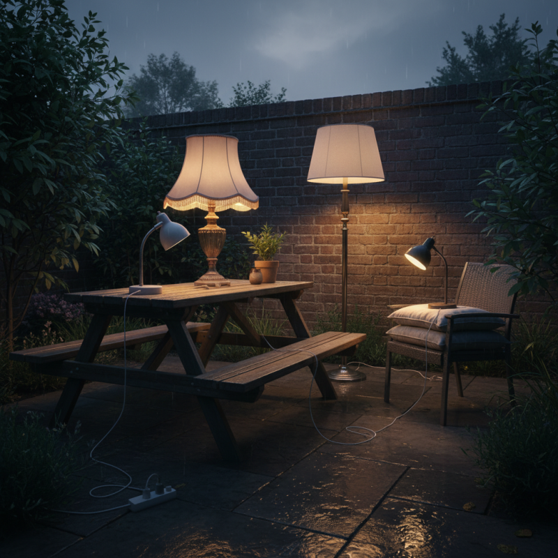 Can I Use Indoor Lamps Outside Without Risk?