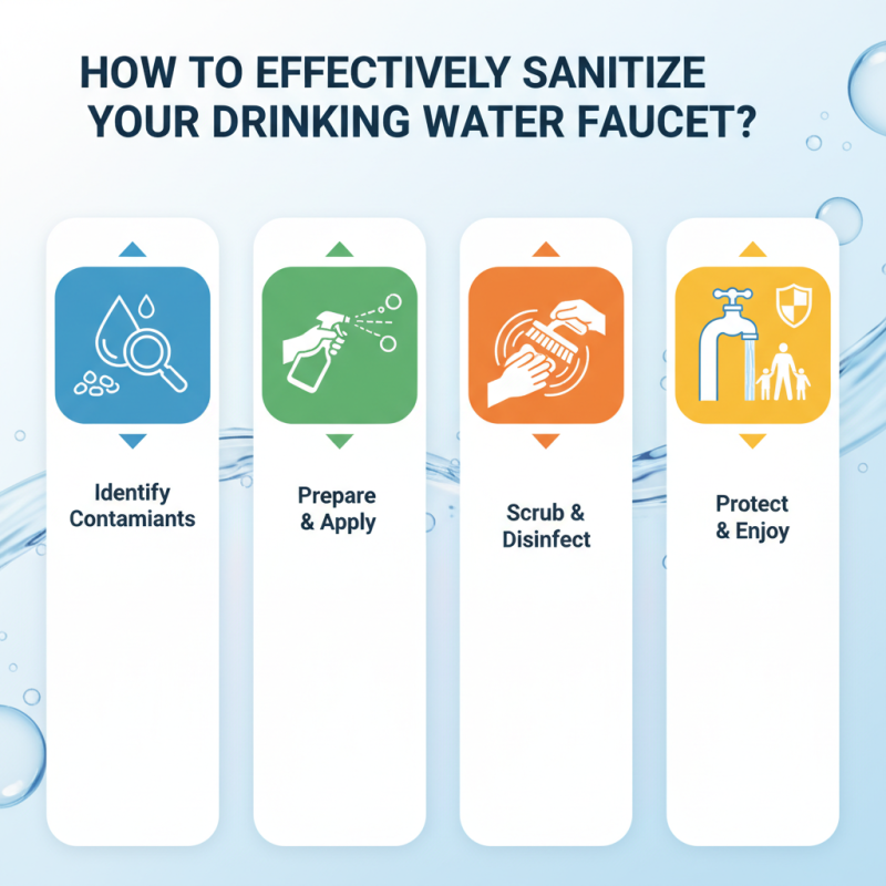 How to Effectively Sanitize Your Drinking Water Faucet?