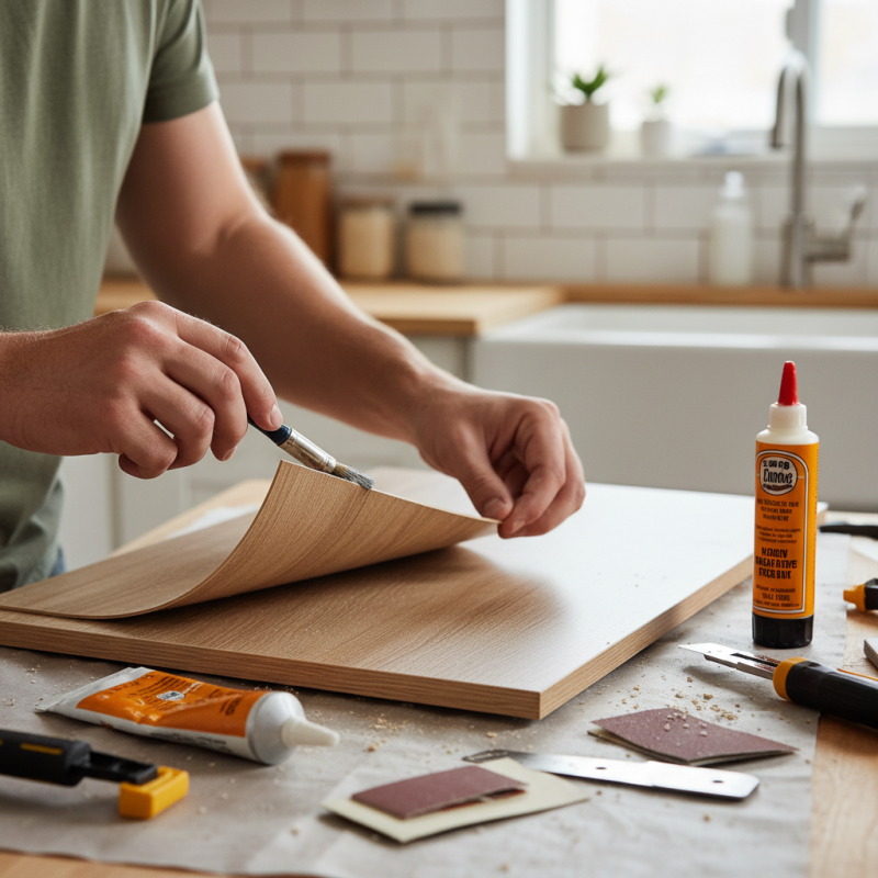 How to Repair Peeling Laminate on Cabinet Doors Easily?