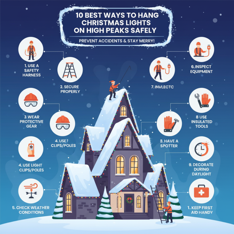 10 Best Ways to Hang Christmas Lights on High Peaks Safely?