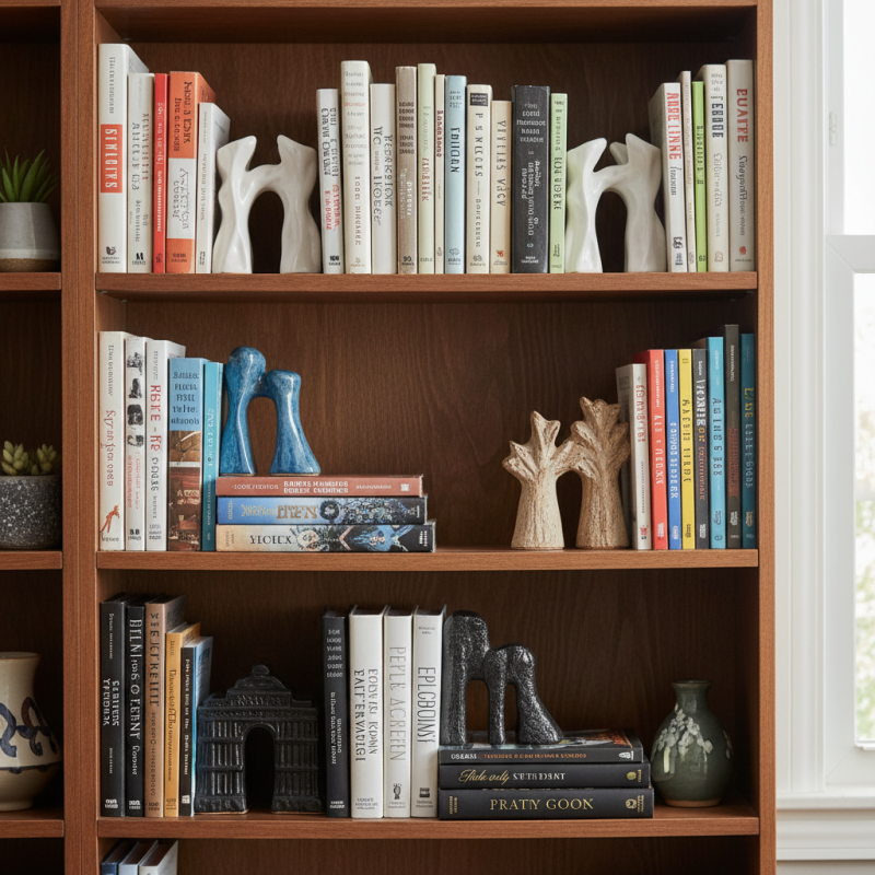 2026 Best Ways to Use Ceramic Bookends for Shelf Organization?