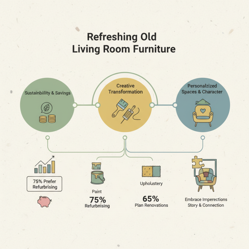 How to Refresh Old Living Room Furniture without Replacement?