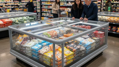 Best Asian Style Transparent Island Freezer for Your Business?