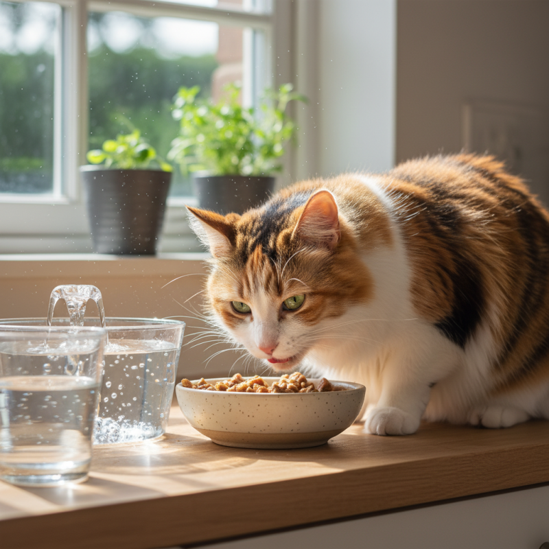 Why Is My Cat Drinking Less Water While Eating Wet Food?
