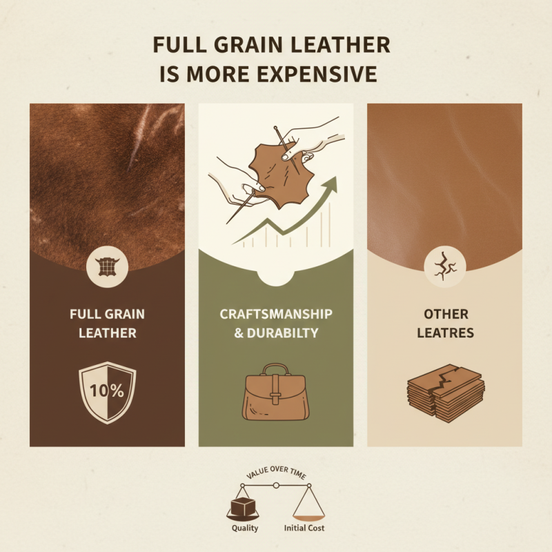 Why is Full Grain Leather Pricier Than Other Types of Leather?