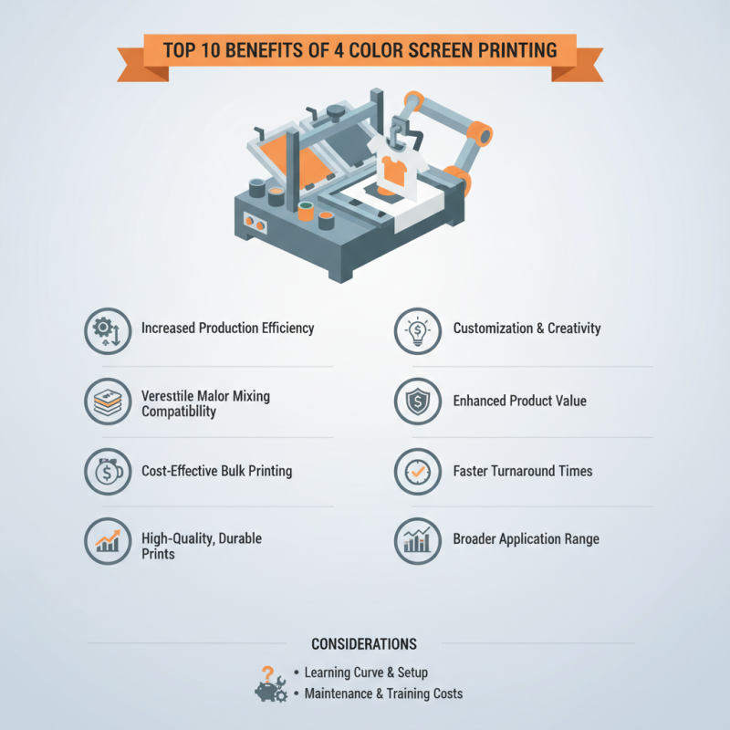 Top 10 Benefits of 4 Color Screen Printing Machine for Buyers?