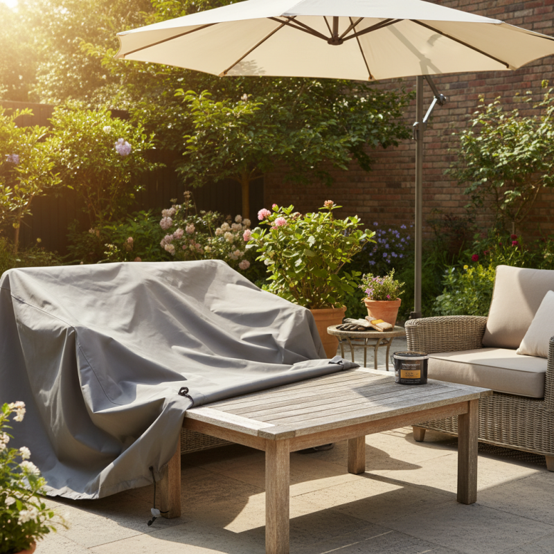How to Protect Your Outdoor Wood Coffee Table from Sun Damage?