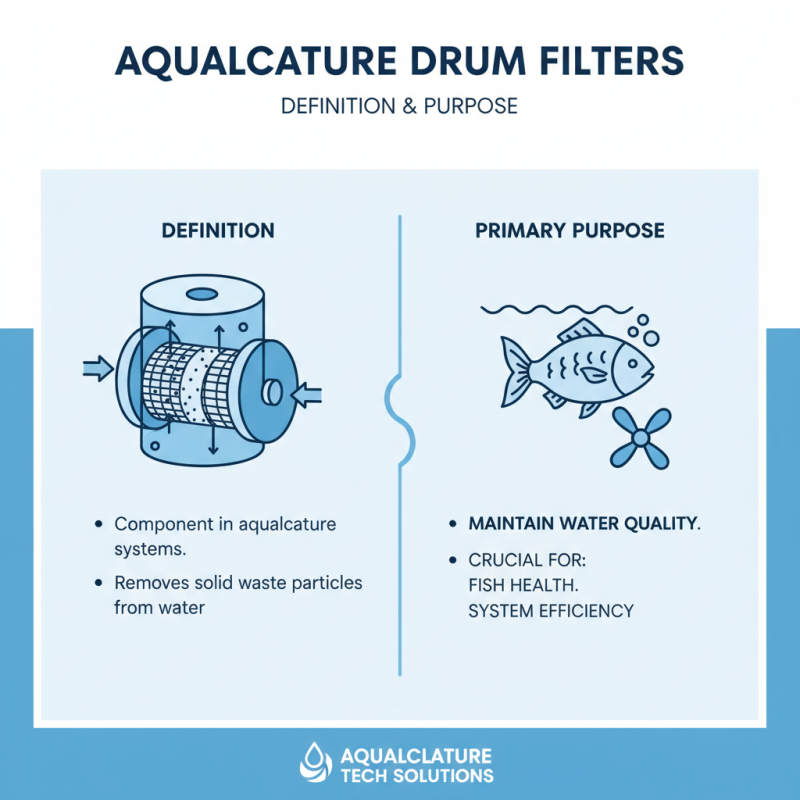 What is a Drum Filter in Aquaculture and How Does it Work?