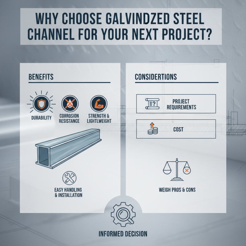 Why Choose Galvanized Steel Channel for Your Next Project?