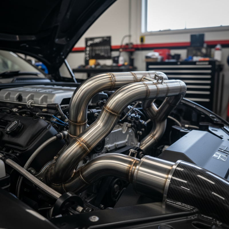 How do performance exhaust parts enhance engine sound quality?