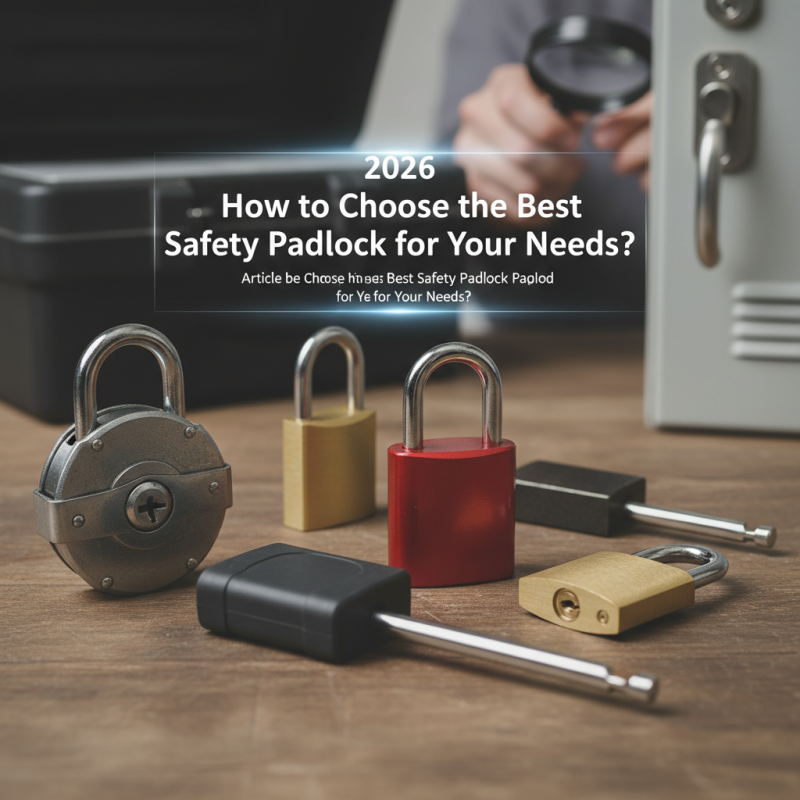 2026 How to Choose the Best Safety Padlock for Your Needs?