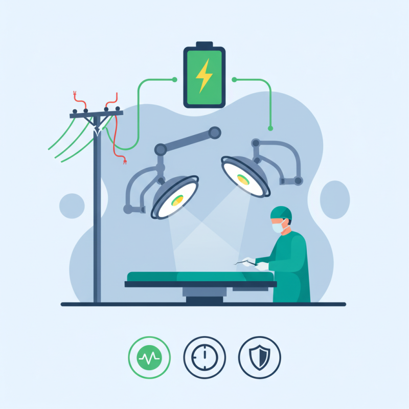 Why is Battery Backup Essential for Surgical Lamps in Healthcare?