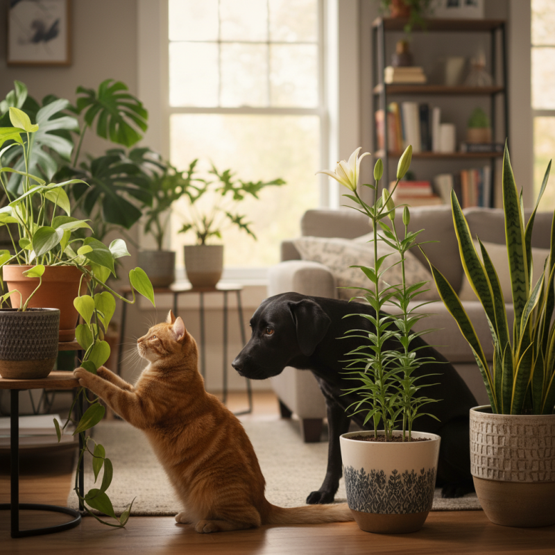 Are These Common Houseplants Toxic to Your Cats and Dogs