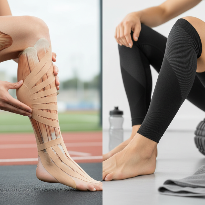 What is the Difference Between Support Taping and Compression Therapy?