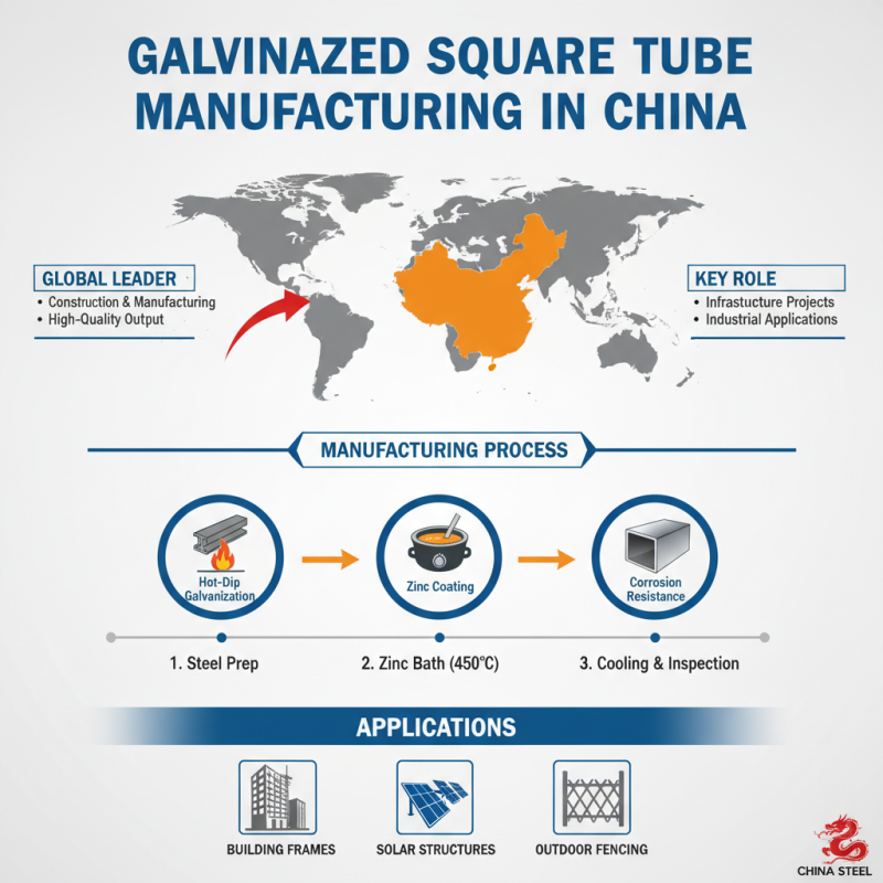 China Top Galvanized Square Tube Manufacturing Techniques and Applications?